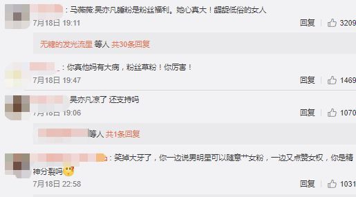马薇薇曾谈小g娜事件:吴亦凡睡粉是活菩萨