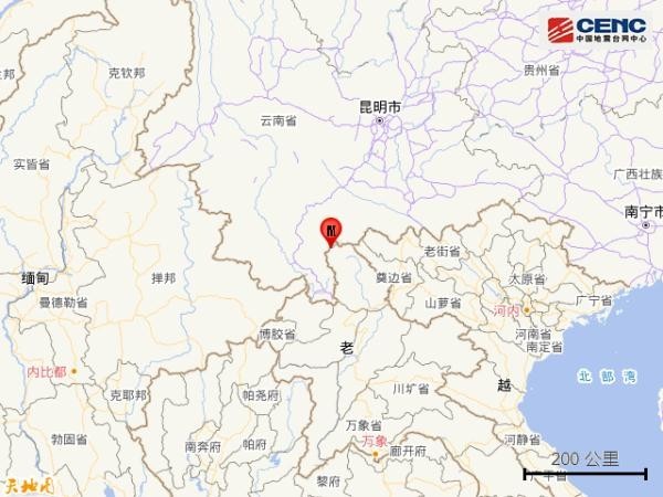 老挝6.0级地震 云南广西震感强烈