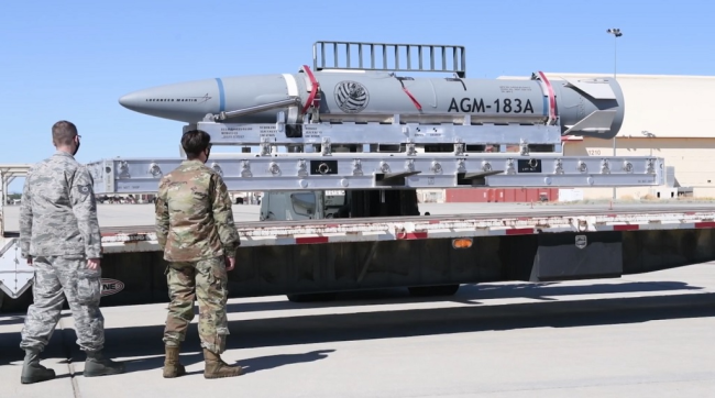 美国空军的agm-183a空射高超音速导弹,此前已经连续两次试射失败