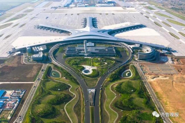 酷似大"海星",青岛胶东国际机场正式投运!
