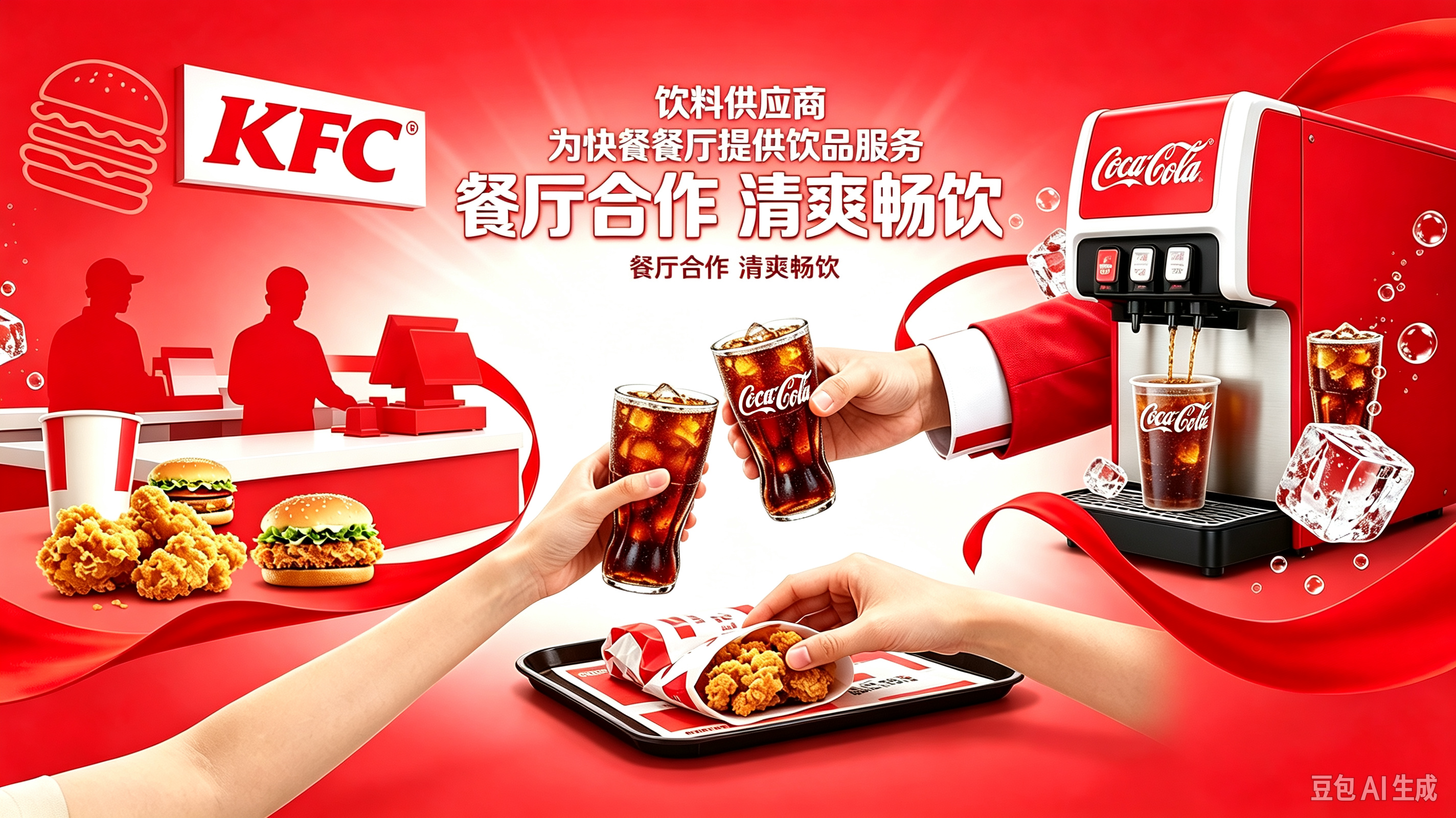 美国肯德基餐厅换掉百事改用可口可乐提供饮料