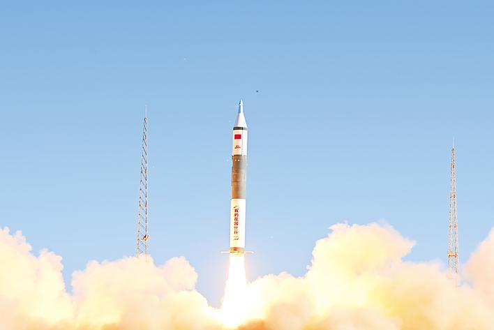 全球首组 发射成功  “汉产火箭”快舟十一号送天仪双星入轨