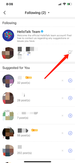 如何关闭hellotalk关注通知
