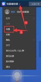 恒星播放器怎么设置退出时清除播放记录