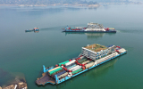 三峡库区“滚装船”运输增幅创新高