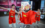 中国三人女篮夺得国际篮联系列赛冠军
