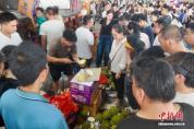 广西南宁现假日榴莲采购潮 新鲜泰国榴莲热销