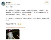 孙燕姿回应演唱会摔倒 意外插曲无大碍