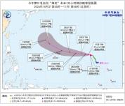 台风烟花逐渐增强 强度再次升级
