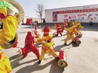 大同社火鬧新春 傳統(tǒng)民俗迎新年