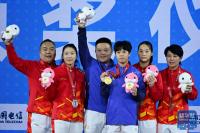 全运会女子55公斤级举重魏婷娜夺冠 福建选手摘金