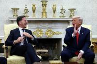 北约秘书长再次赞扬特朗普 肯定其对北约贡献