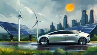 新能源車突然左右搖擺撞向兩側(cè)車輛