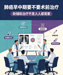 肺癌早中期到底要不要做术前新辅助治疗？胸外科医生讲清适用人群与利弊