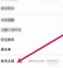智联招聘app为何没有注销按钮