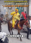 电动车倒地 马儿受惊把骑手弹飞 责任归属引讨论