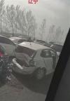疑烧秸秆产生烟雾引发高速多车追尾 事故原因待查