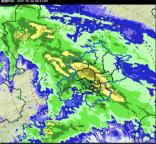 截至11時,，北京全市平均降水量0.5毫米,，最大降水量在懷柔 西部北部仍有陣雨