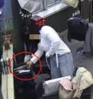 女子偷美發(fā)店千元剪刀被拘 監(jiān)控記錄全過程