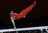 邹敬园夺体操男子双杠金牌 完美表现锁定胜局