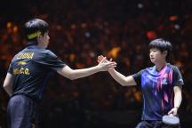 王楚钦/孙颖莎3-0获WTT总决赛混双开门红 “莎头”组合首秀告捷