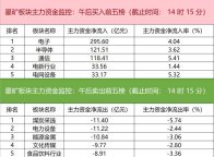电子板块净流入超295亿 主力资金大举涌入
