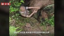 失联男孩落入坑洞疑似靠喝水存活 奇迹生还引关注