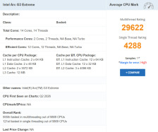 英特尔 Arc G3 Extreme 掌机芯片规格曝光，多核超 AMD Z2 Extreme 约 25%