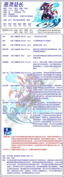 洛克王国恶灵总长技能搭配