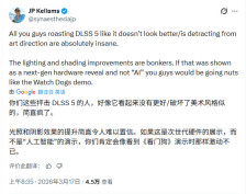 英特尔前游戏总监力挺DLSS 5：这根本不是脸部滤镜