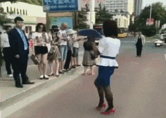 搞笑gif：妹子，快点看看你丈夫，成精了