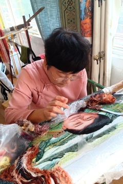 汴绣传承人张建淑