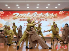爱在重阳 情暖老兵！十多家爱心单位走进武汉军休五中心送健康送关怀