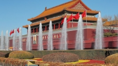 Beijing: attivate le fontane della Piazza Tian’anmen per i Giochi Paralimpici invernali