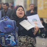 伊朗学校葬礼上的中国书包