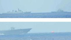 中国052D在冲之鸟礁海域实弹射击，日本急了