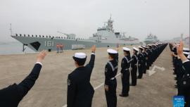 آغاز ماموریت  ناوگان چهلم نیروی دریایی چین در خلیج عدن و آب‌های  سومالی