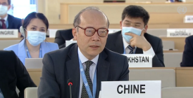 Representante chino: Organismo de derechos humanos de la ONU debe ser plataforma para la cooperación y el diálogo