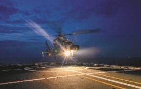 海军某支队实战化训练影像