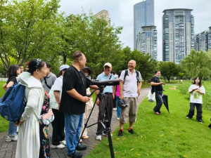 湖清鸟鸣处,共生西北湖 湖北工业大学工程技术学院金星志愿服务队参加江汉区河湖治理与鸟类生态保护联动活动