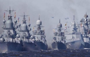 俄海军在黑海和巴伦支海域军演 参演舰艇超30艘