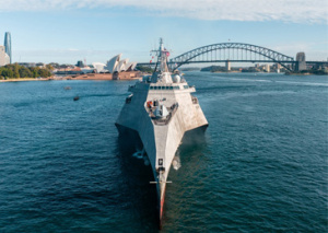 美舰首次在海外入役，突显美澳军事关系