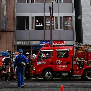 日本大阪一楼房失火造成27人心肺功能停止