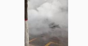 宁夏石嘴山市惠农区暖气管爆裂 有人员受伤