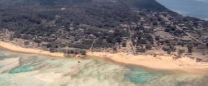 新西兰军方航拍汤加照片：近海岸地区遭破坏明显