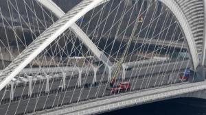 太原南中环桥斜拉杆断裂 主桥封闭检修