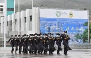 香港海关全面采用中式步操 体现对国家的归属感