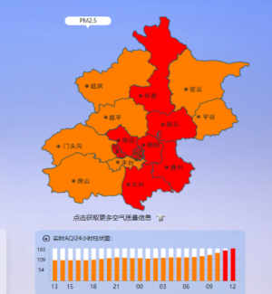 北京全市空气质量已达中度污染