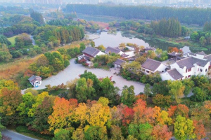 江苏宿迁秋天上色了 邂逅红橙黄绿时