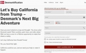 近30万网民参与联署“支持丹麦买下加州”
